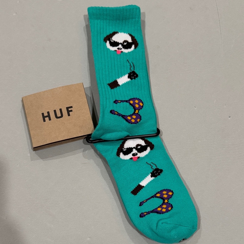 HUF Socks with Playful Graphics